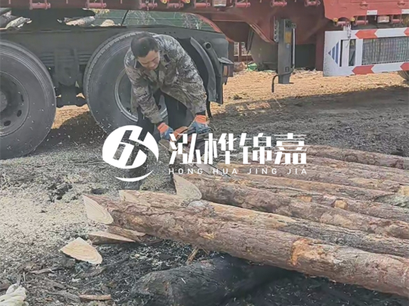 松木圓木價格大概多少一方-松木樁廠家按方可以賣嗎？